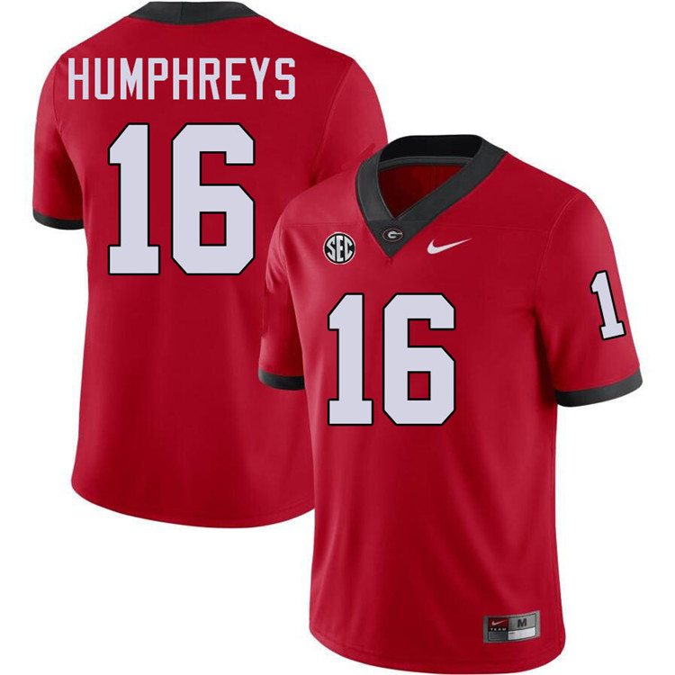 London Humphreys Georgia Jersey,University Of Georgia Bulldogs Football Jersey,Uniforms,Gears-Red